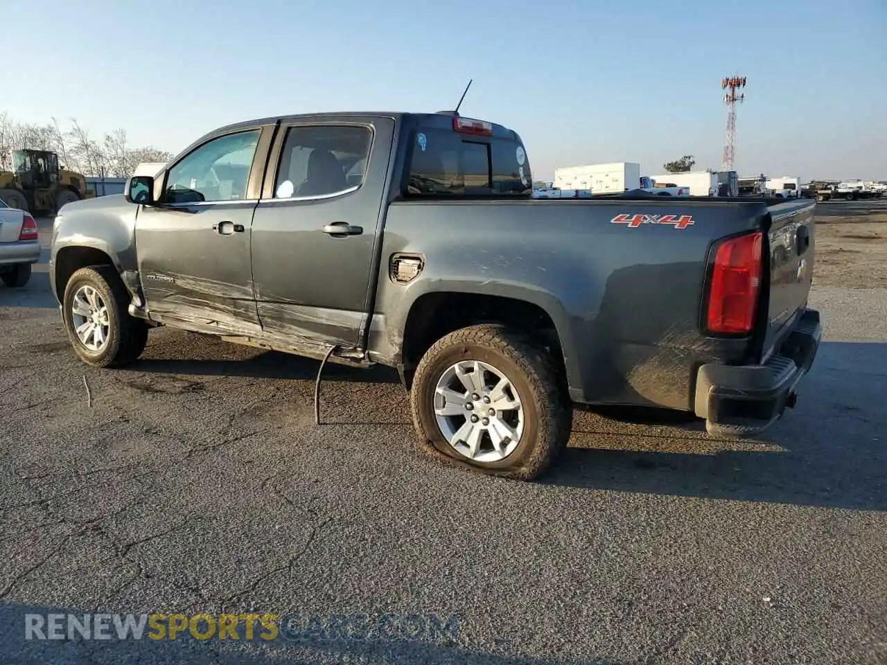 2 Photograph of a damaged car 1GCGTCEN2K1148532 CHEVROLET COLORADO 2019