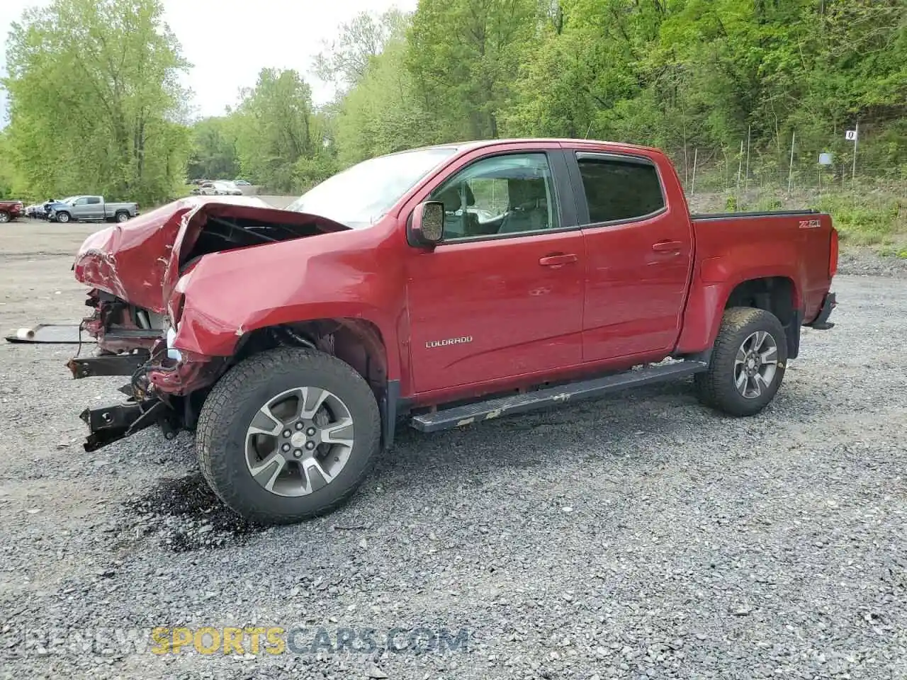 1 fotografías del automóvil dañado 1GCGTDEN7K1125382 CHEVROLET COLORADO 2019