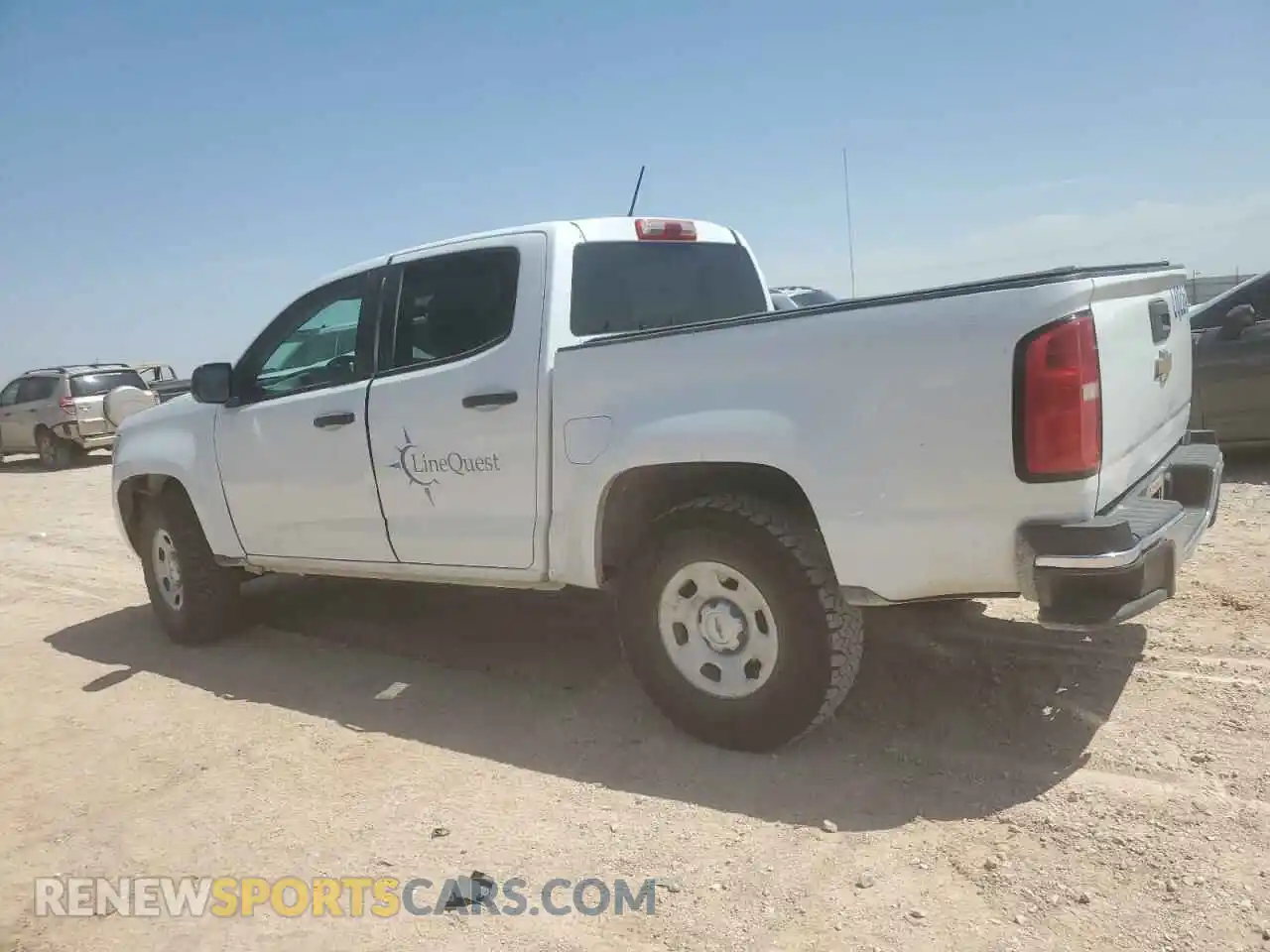 2 fotografías del automóvil dañado 1GCGSBEAXL1105651 CHEVROLET COLORADO 2020