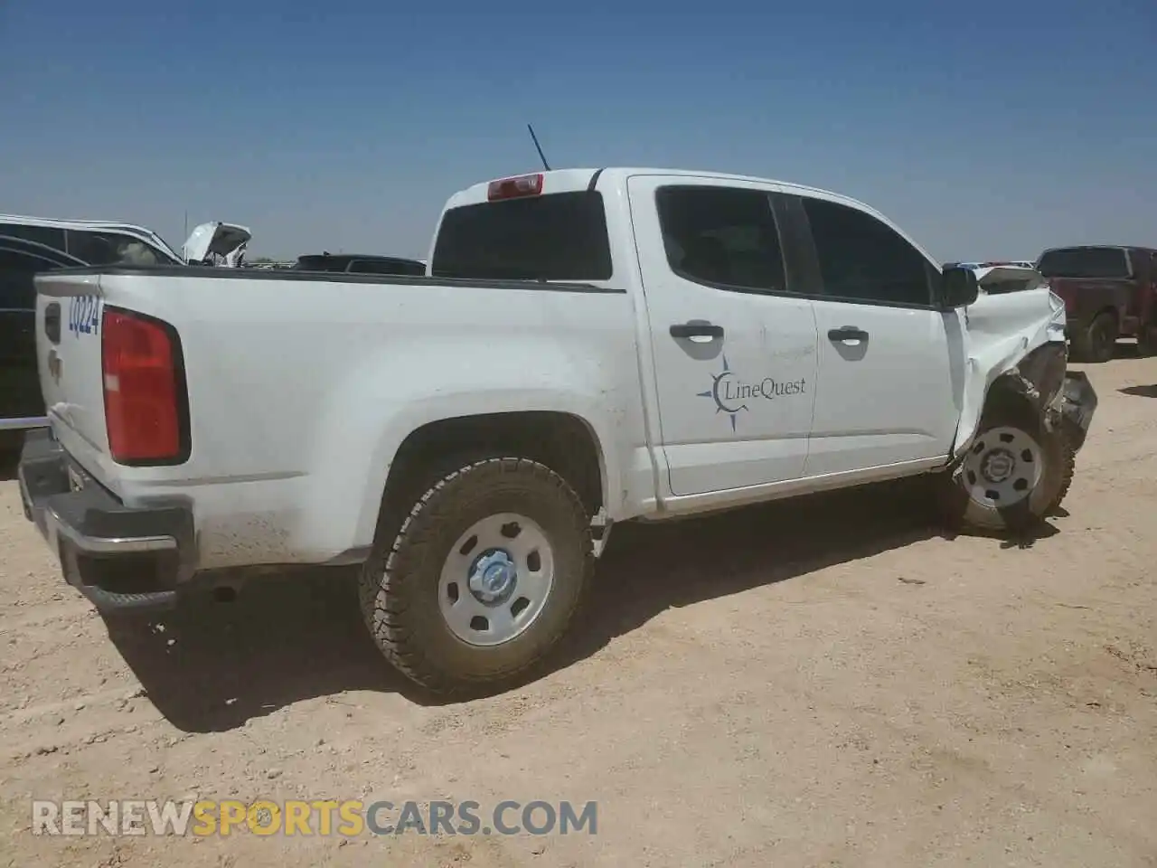 3 fotografías del automóvil dañado 1GCGSBEAXL1105651 CHEVROLET COLORADO 2020