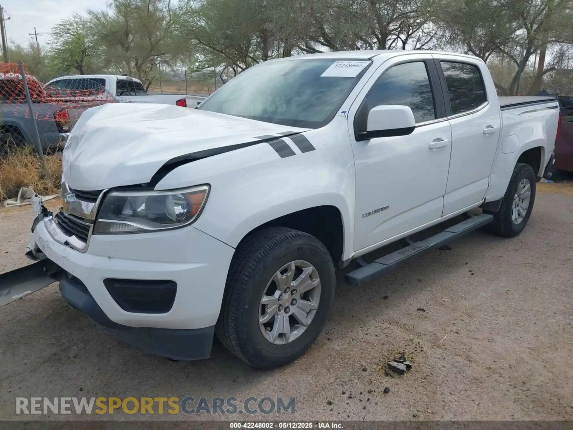 2 Фотография поврежденного автомобиля 1GCGSCEN0L1124654 CHEVROLET COLORADO 2020