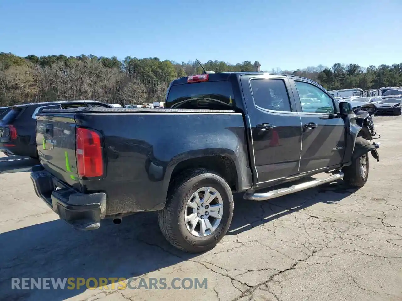 3 Photograph of a damaged car 1GCGSCEN7L1238151 CHEVROLET COLORADO 2020