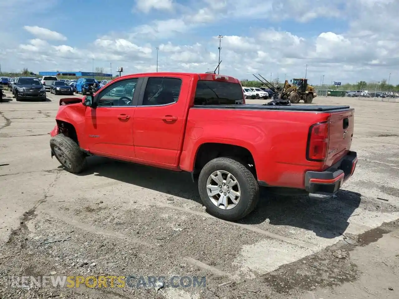 2 Фотография поврежденного автомобиля 1GCGSCEN8L1203103 CHEVROLET COLORADO 2020