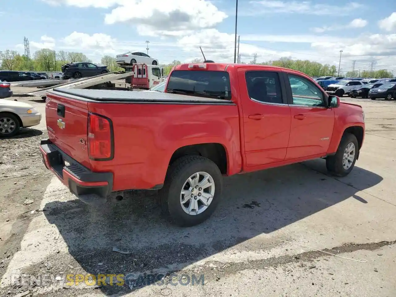 3 Фотография поврежденного автомобиля 1GCGSCEN8L1203103 CHEVROLET COLORADO 2020