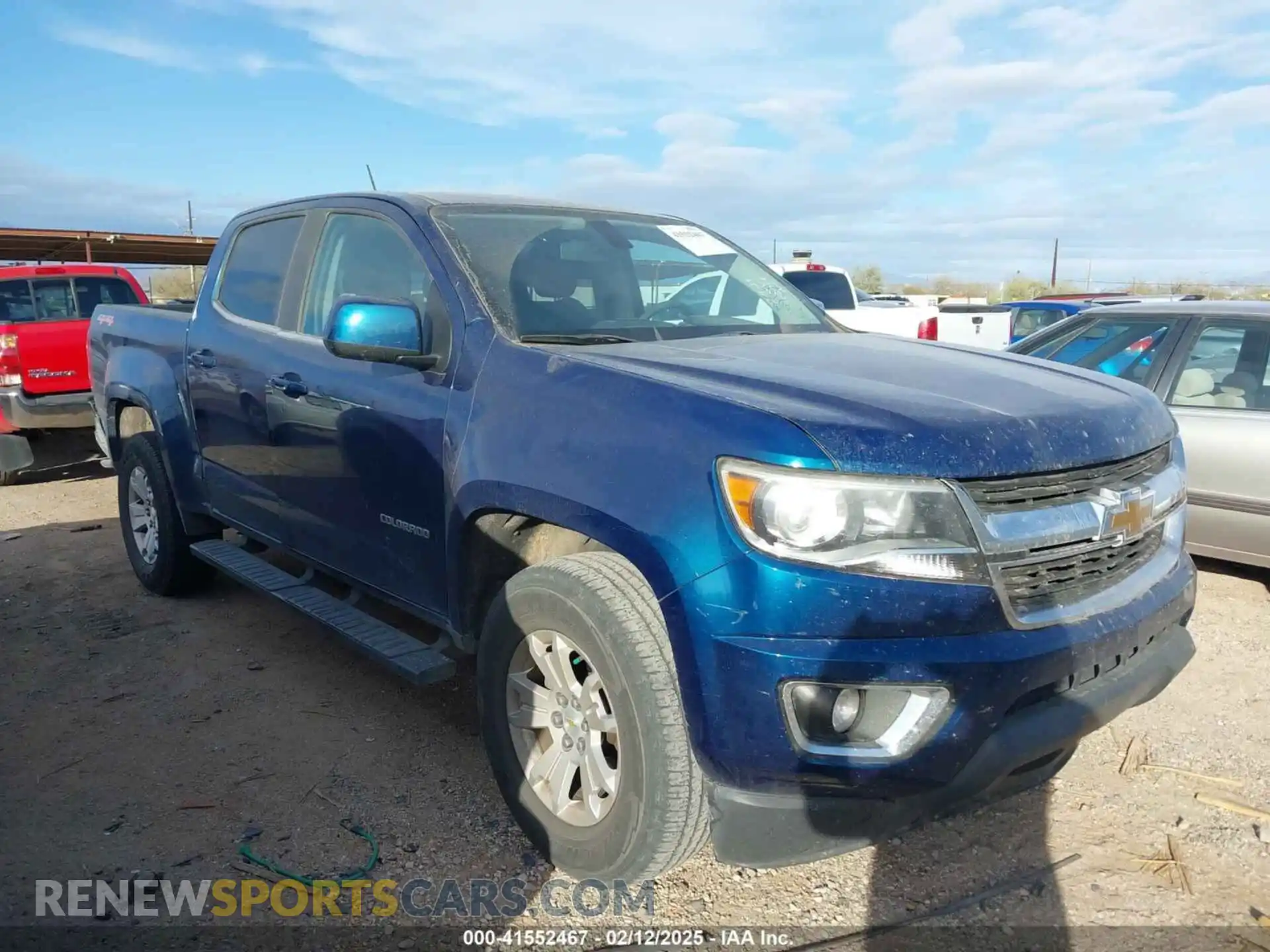 1 Photograph of a damaged car 1GCGTCEN5L1107166 CHEVROLET COLORADO 2020