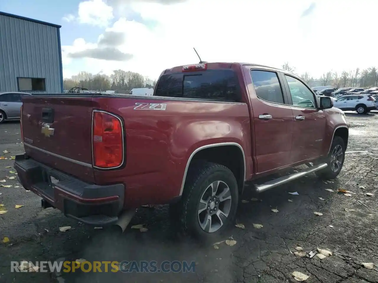 3 fotografías del automóvil dañado 1GCPTDE11L1127756 CHEVROLET COLORADO 2020
