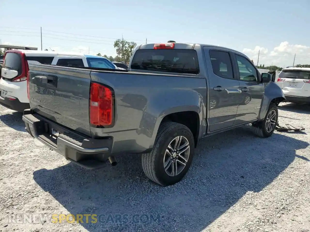 3 Photograph of a damaged car 1GCGSBEA4M1153163 CHEVROLET COLORADO 2021