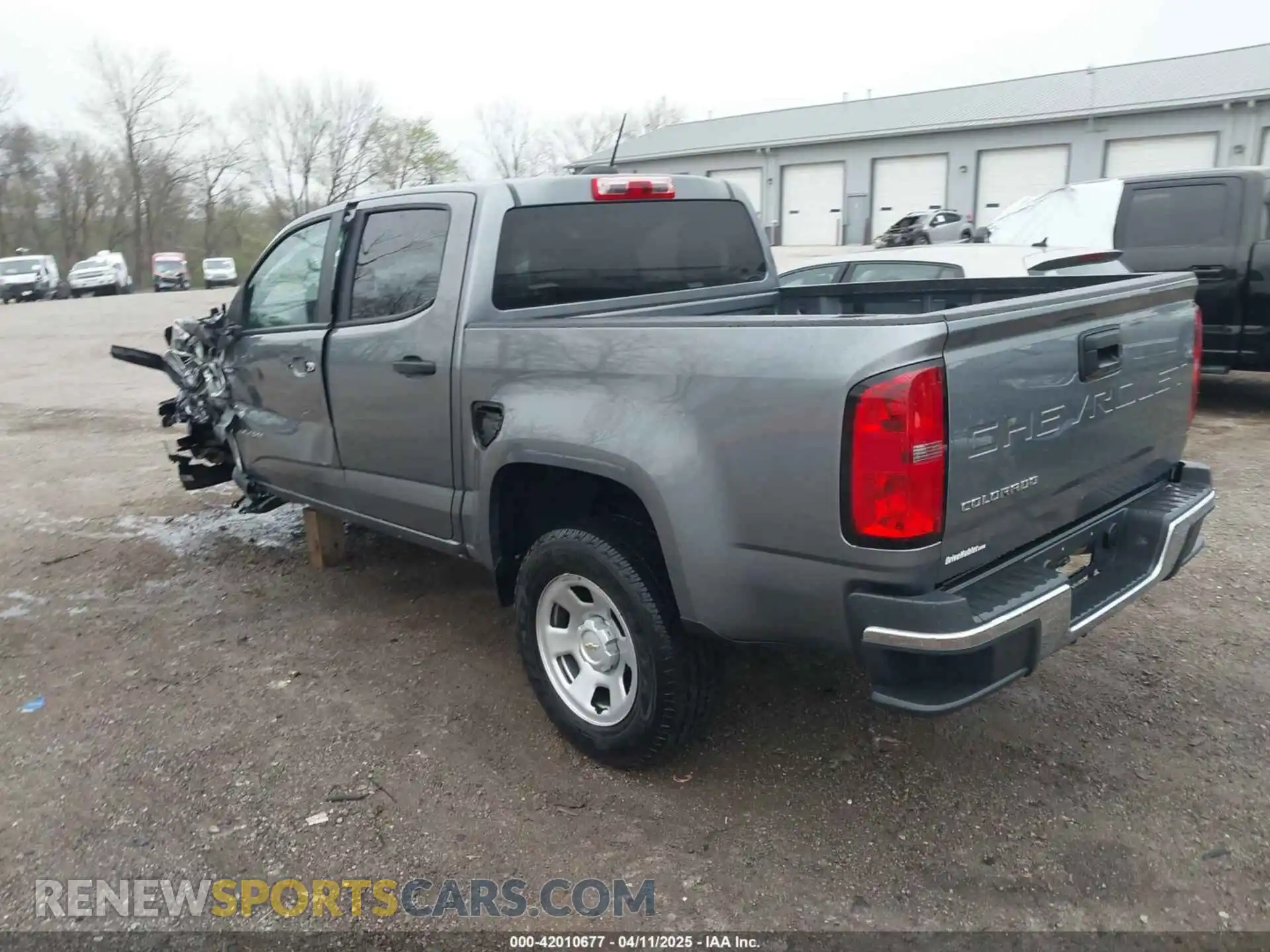 3 Photograph of a damaged car 1GCGSBEA6M1278097 CHEVROLET COLORADO 2021