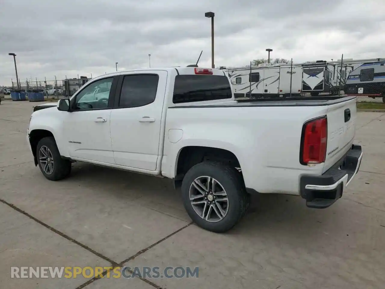2 Photograph of a damaged car 1GCGSBEA7M1103874 CHEVROLET COLORADO 2021