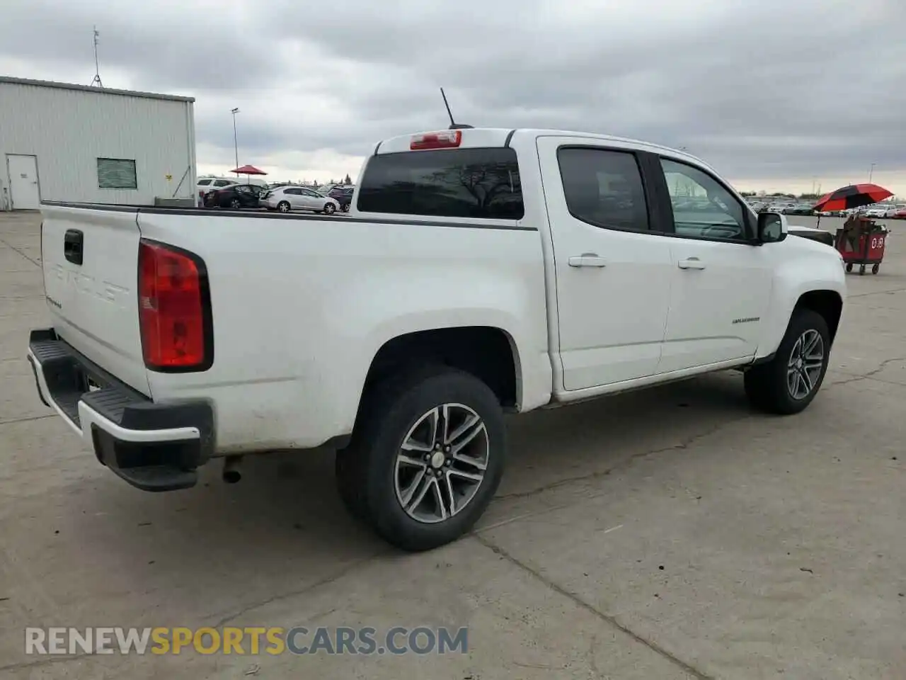 3 Photograph of a damaged car 1GCGSBEA7M1103874 CHEVROLET COLORADO 2021