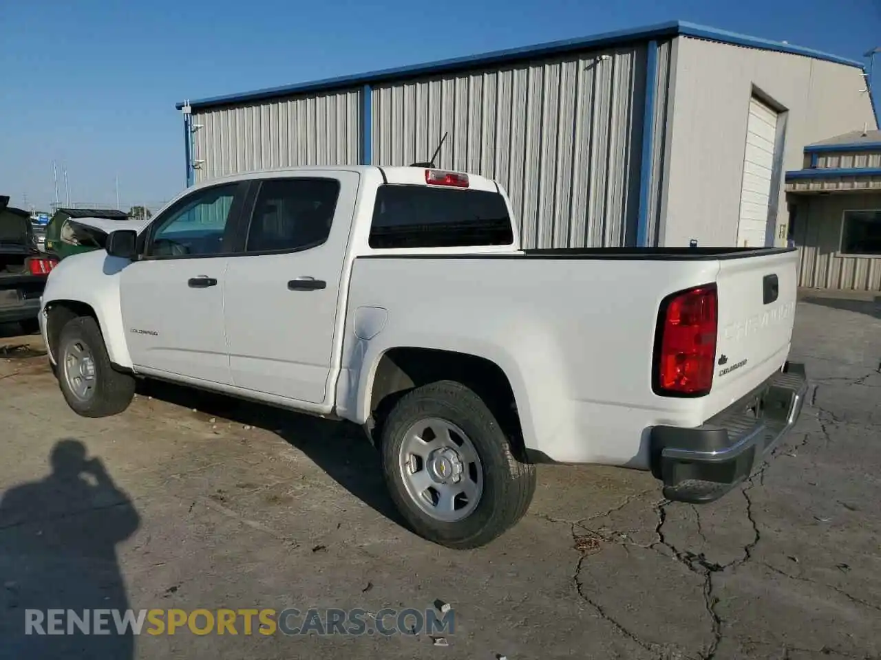 2 Photograph of a damaged car 1GCGSBEA7M1183791 CHEVROLET COLORADO 2021