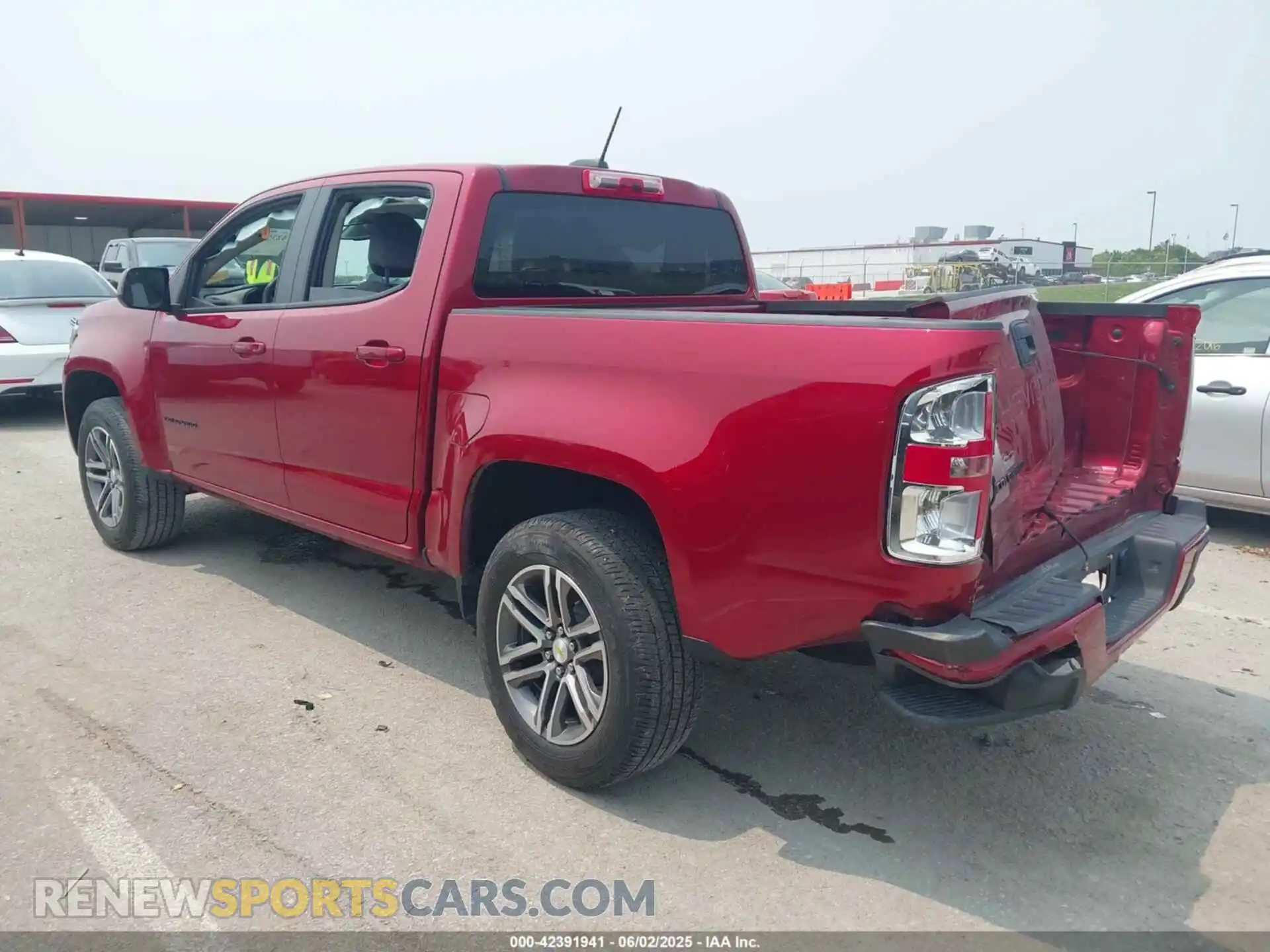 3 Photograph of a damaged car 1GCGSBEA7M1284491 CHEVROLET COLORADO 2021
