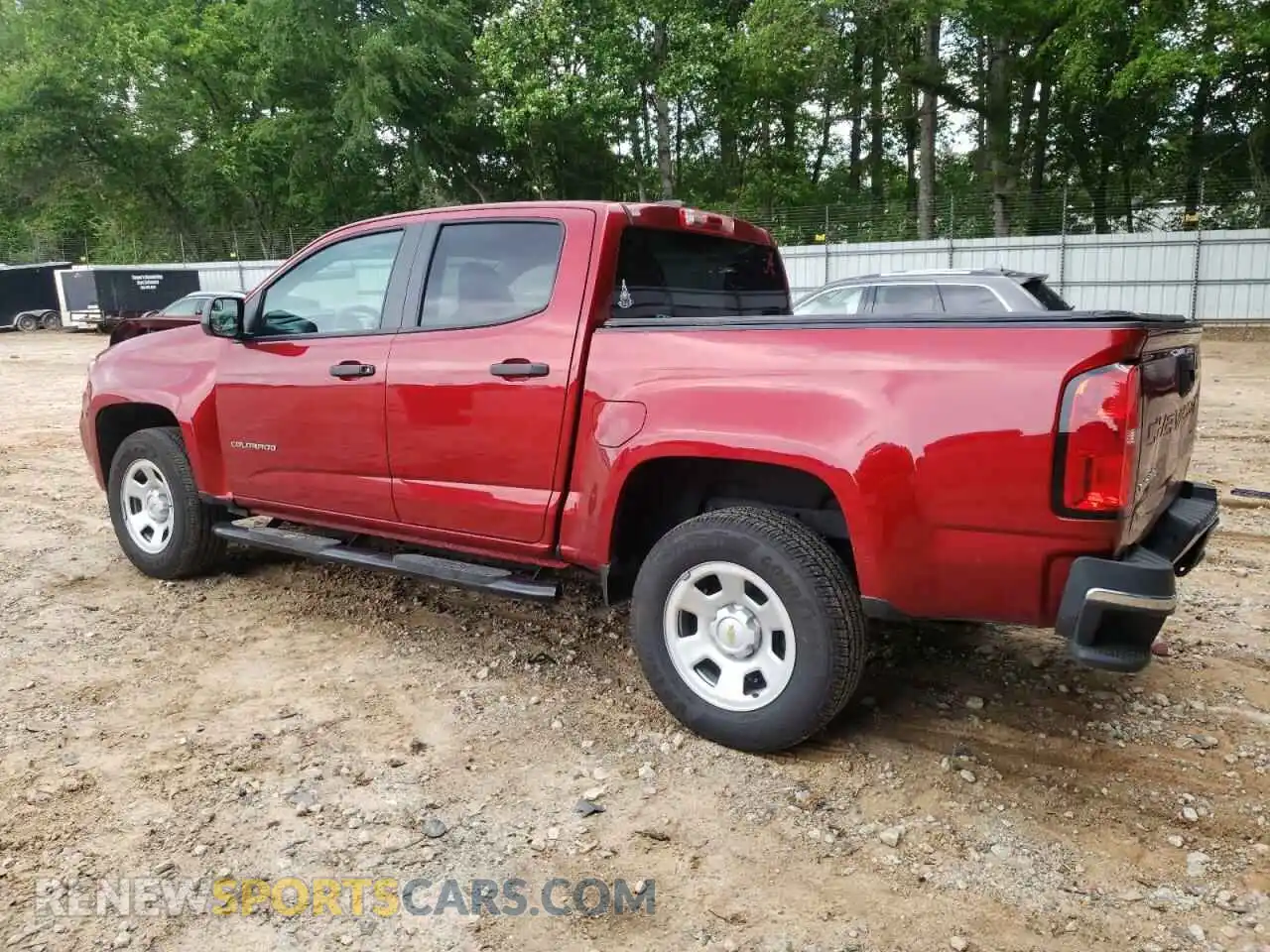 2 Photograph of a damaged car 1GCGSBEA9M1293385 CHEVROLET COLORADO 2021