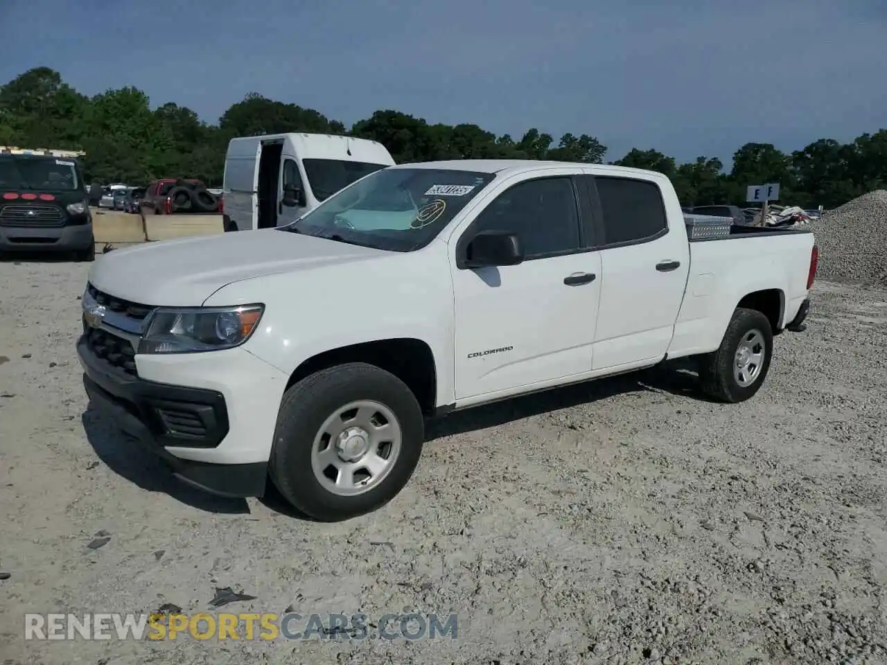 1 Photograph of a damaged car 1GCGSBEN5M1279342 CHEVROLET COLORADO 2021