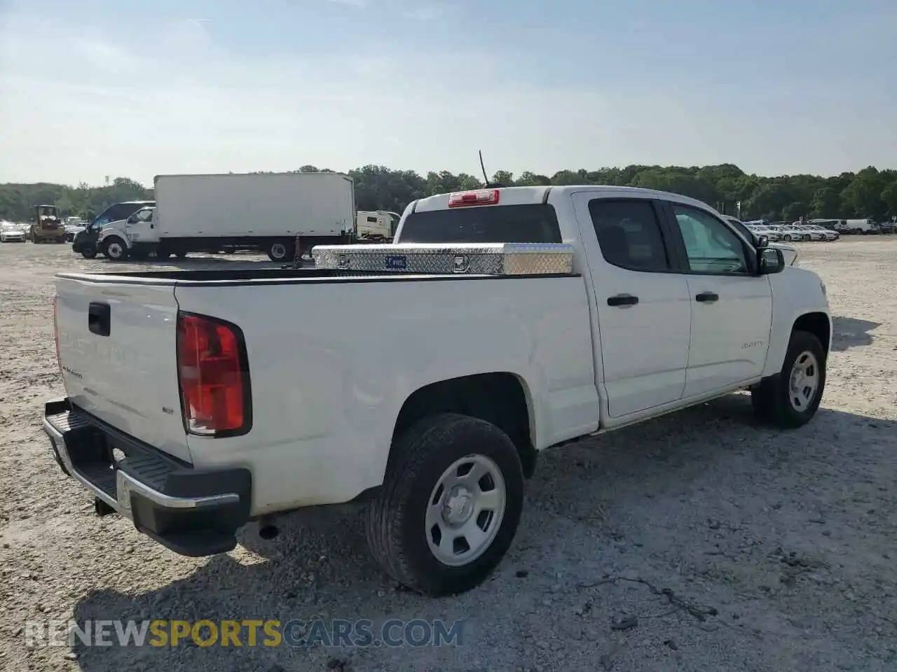 3 Photograph of a damaged car 1GCGSBEN5M1279342 CHEVROLET COLORADO 2021