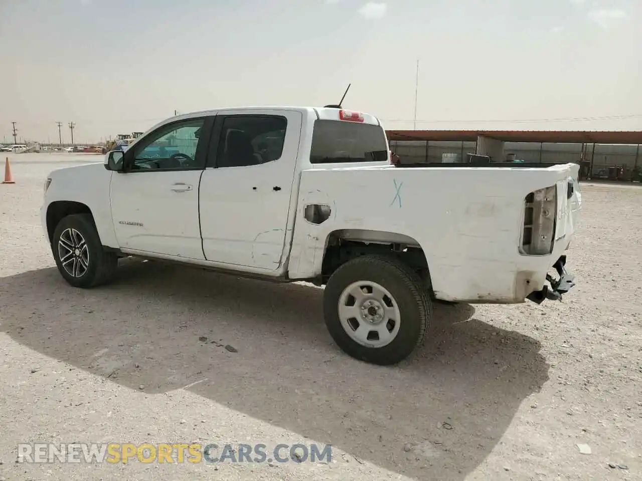 2 Photograph of a damaged car 1GCGSBEN6M1187687 CHEVROLET COLORADO 2021