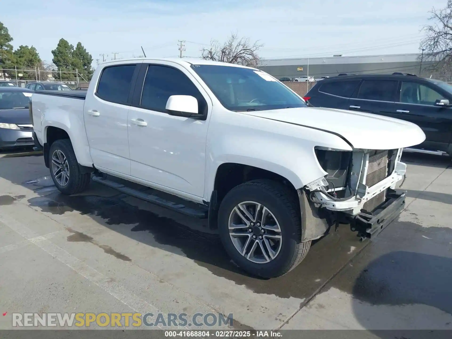 1 Фотография поврежденного автомобиля 1GCGSBENXM1118310 CHEVROLET COLORADO 2021