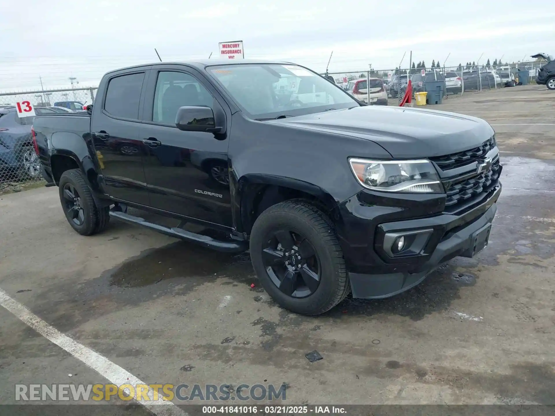 1 Фотография поврежденного автомобиля 1GCGSCEA3M1178576 CHEVROLET COLORADO 2021