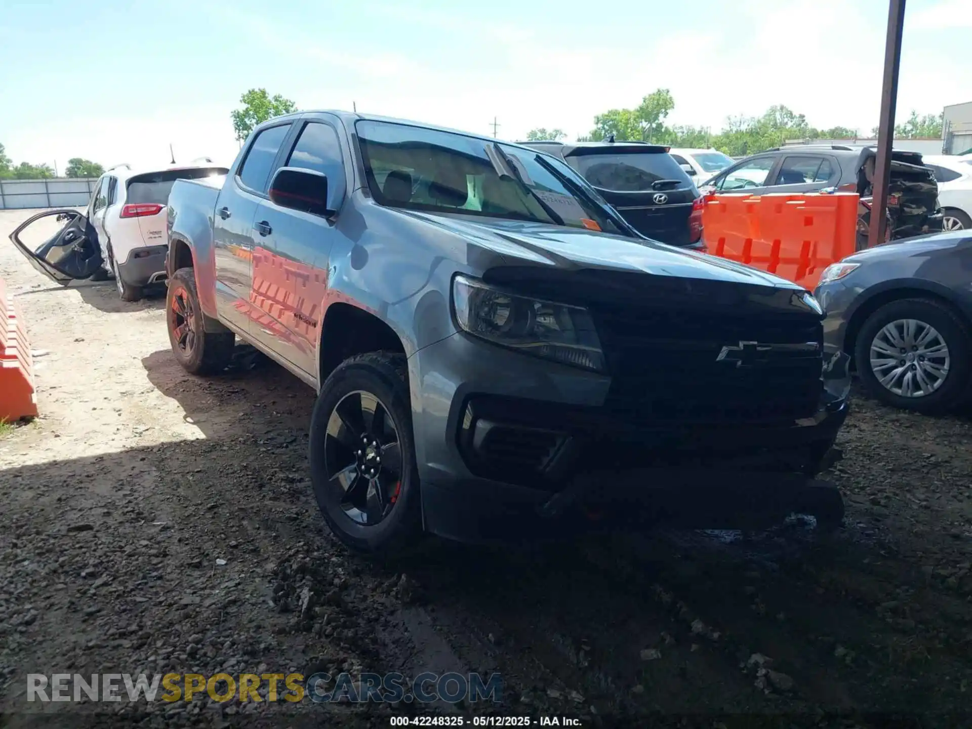 1 Фотография поврежденного автомобиля 1GCGSCEAXM1127821 CHEVROLET COLORADO 2021