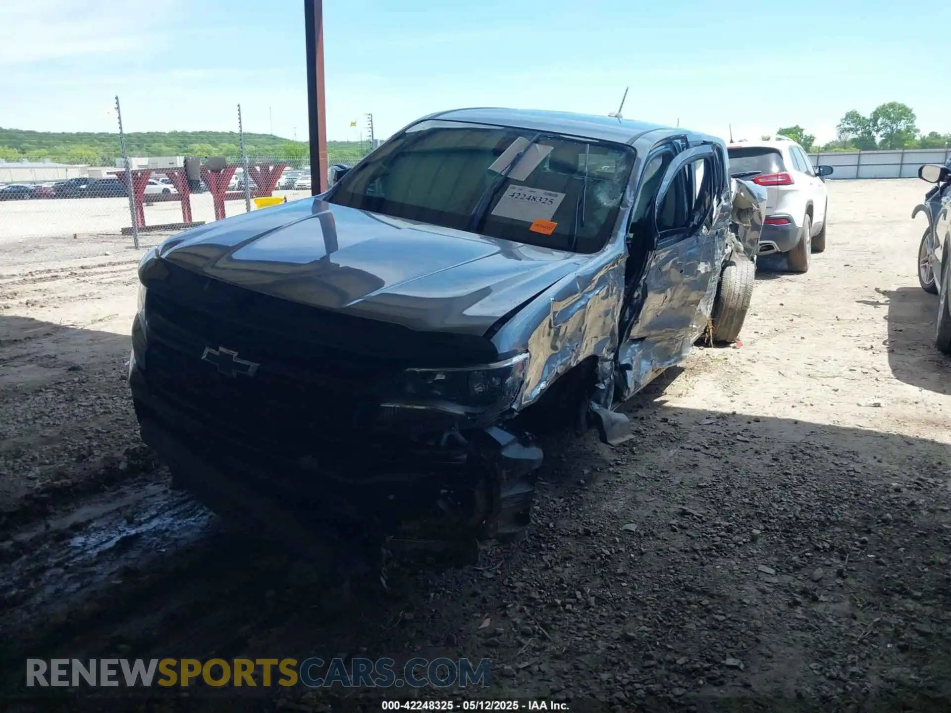 2 Фотография поврежденного автомобиля 1GCGSCEAXM1127821 CHEVROLET COLORADO 2021