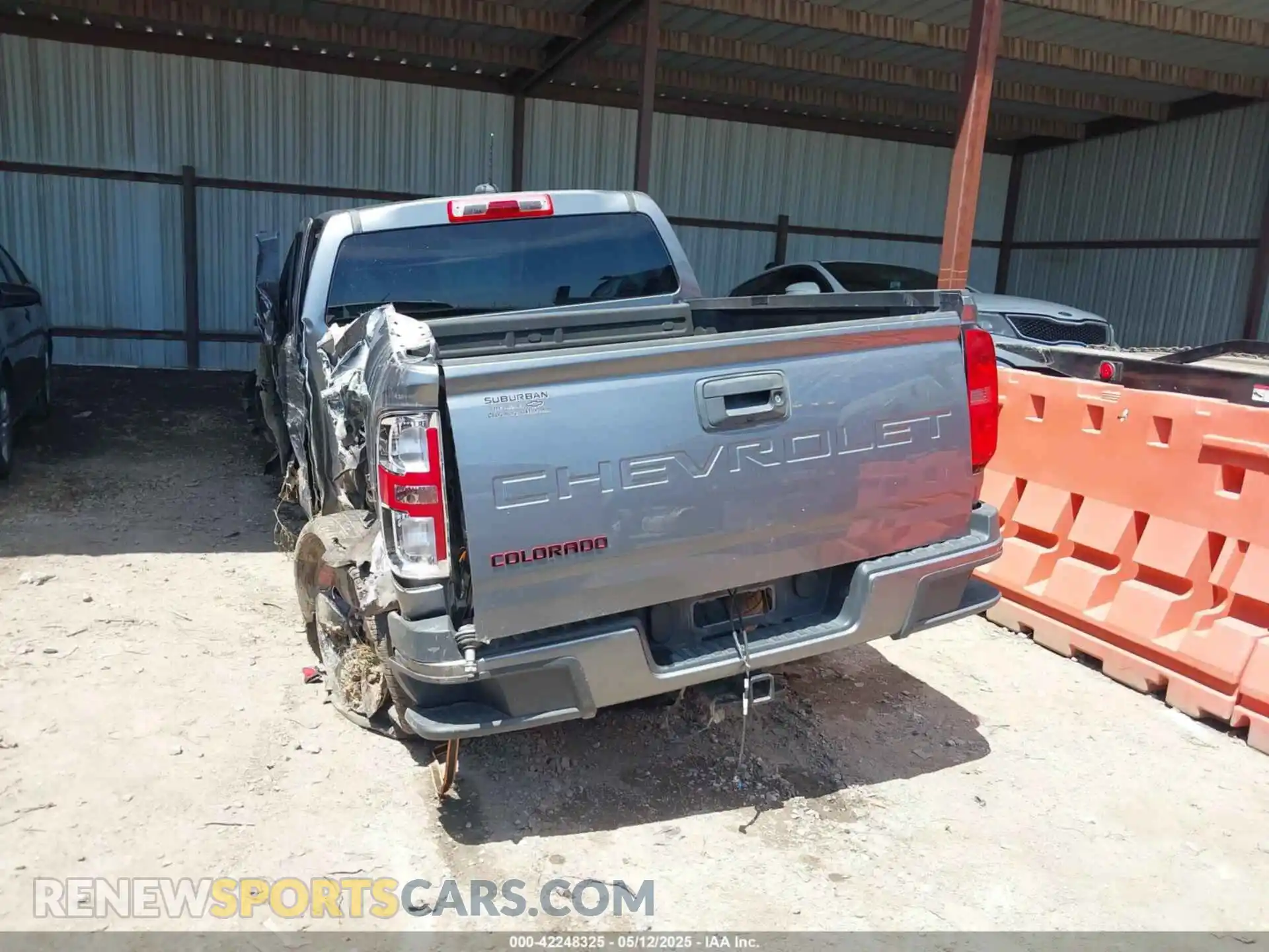 3 Фотография поврежденного автомобиля 1GCGSCEAXM1127821 CHEVROLET COLORADO 2021