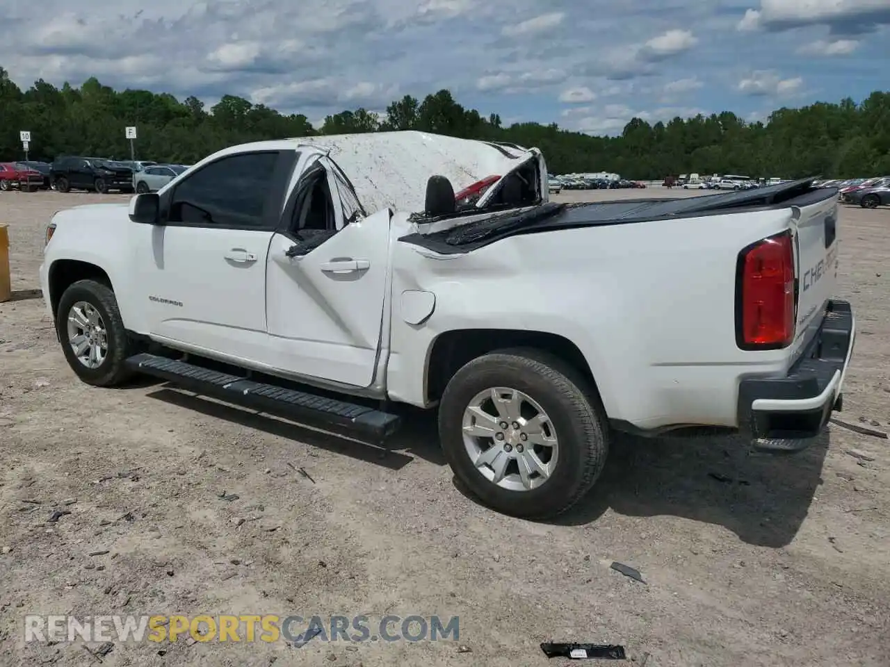 2 Photograph of a damaged car 1GCGSCEN1M1132019 CHEVROLET COLORADO 2021