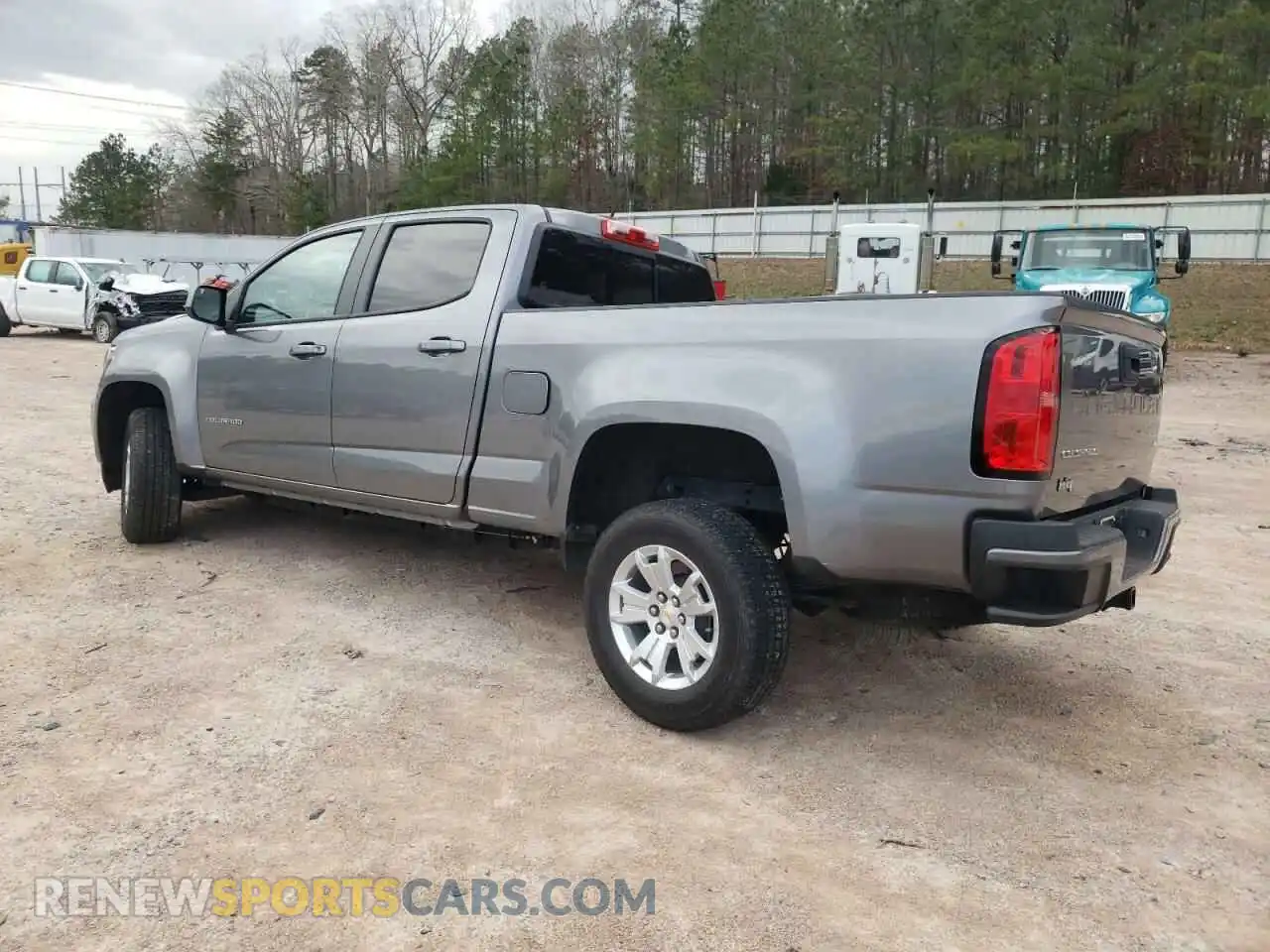 2 Фотография поврежденного автомобиля 1GCGSCEN1M1147815 CHEVROLET COLORADO 2021