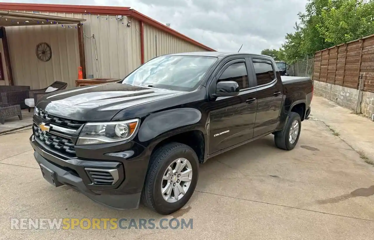 2 Фотография поврежденного автомобиля 1GCGSCEN1M1216759 CHEVROLET COLORADO 2021
