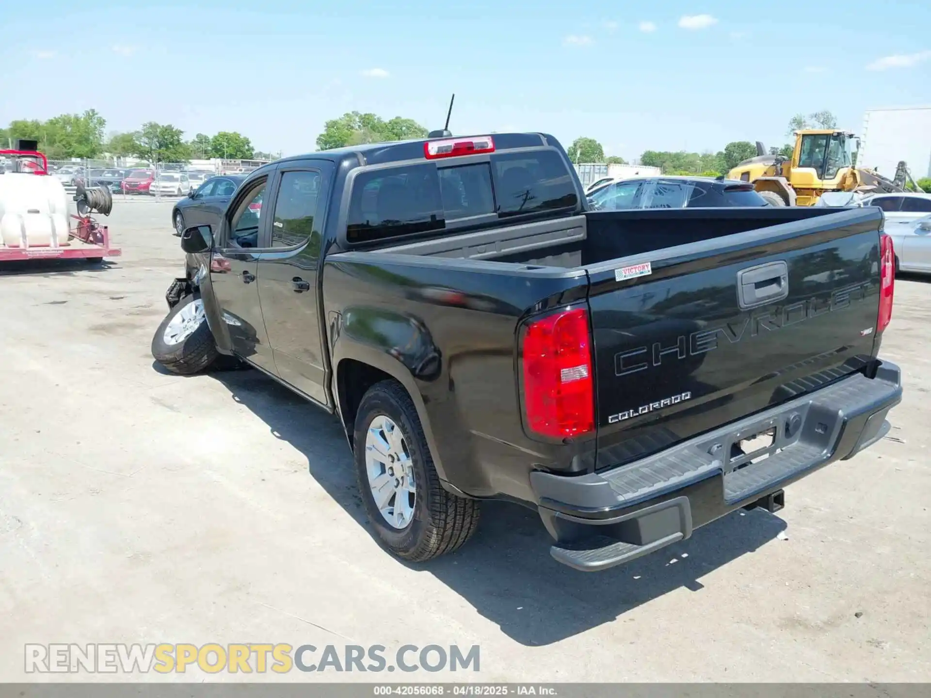 3 Photograph of a damaged car 1GCGSCEN1M1221153 CHEVROLET COLORADO 2021