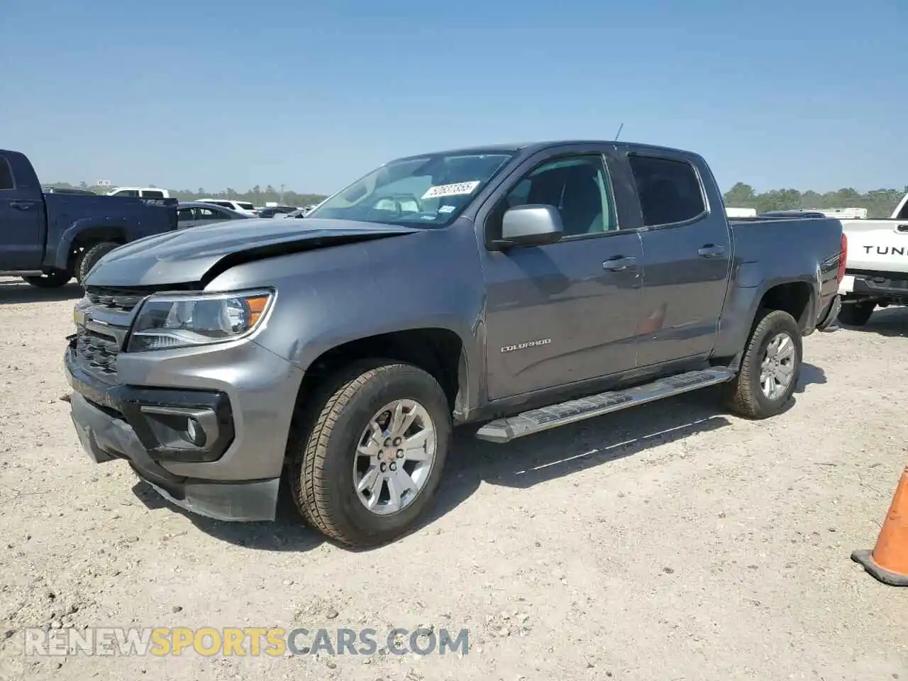 1 Фотография поврежденного автомобиля 1GCGSCEN1M1275651 CHEVROLET COLORADO 2021