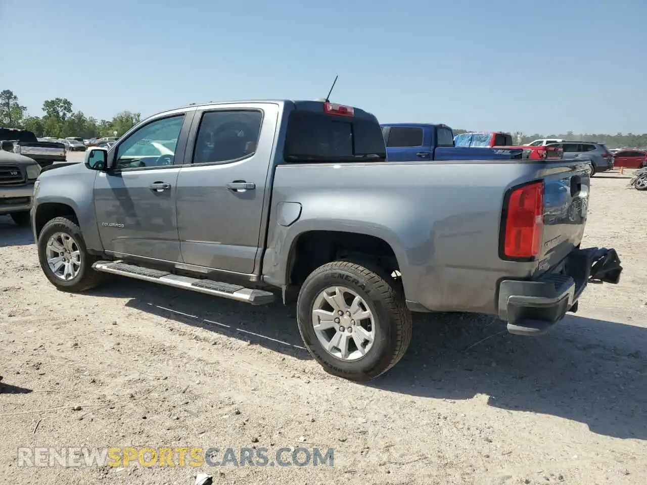 2 Фотография поврежденного автомобиля 1GCGSCEN1M1275651 CHEVROLET COLORADO 2021