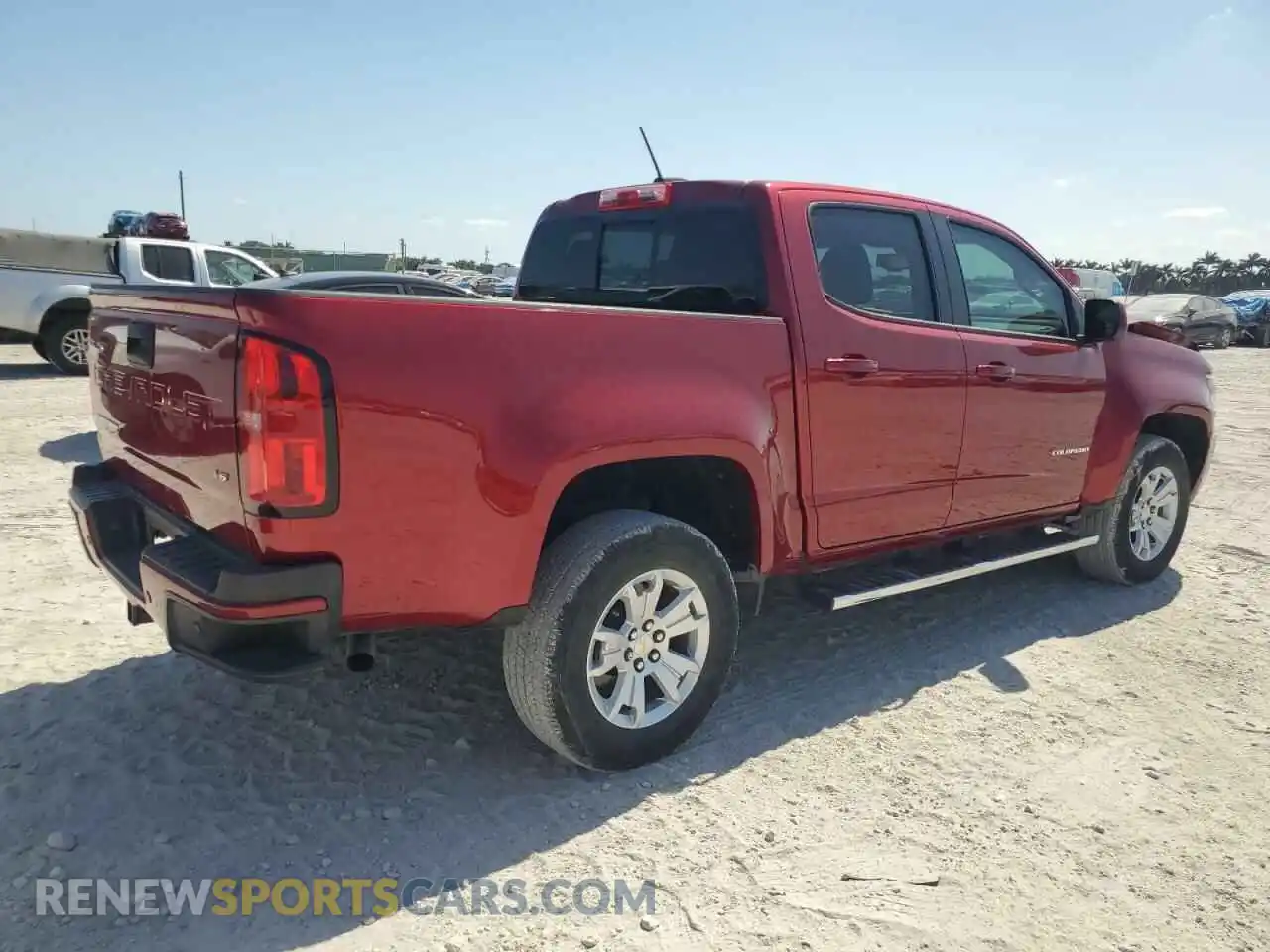 3 Photograph of a damaged car 1GCGSCEN3M1147668 CHEVROLET COLORADO 2021