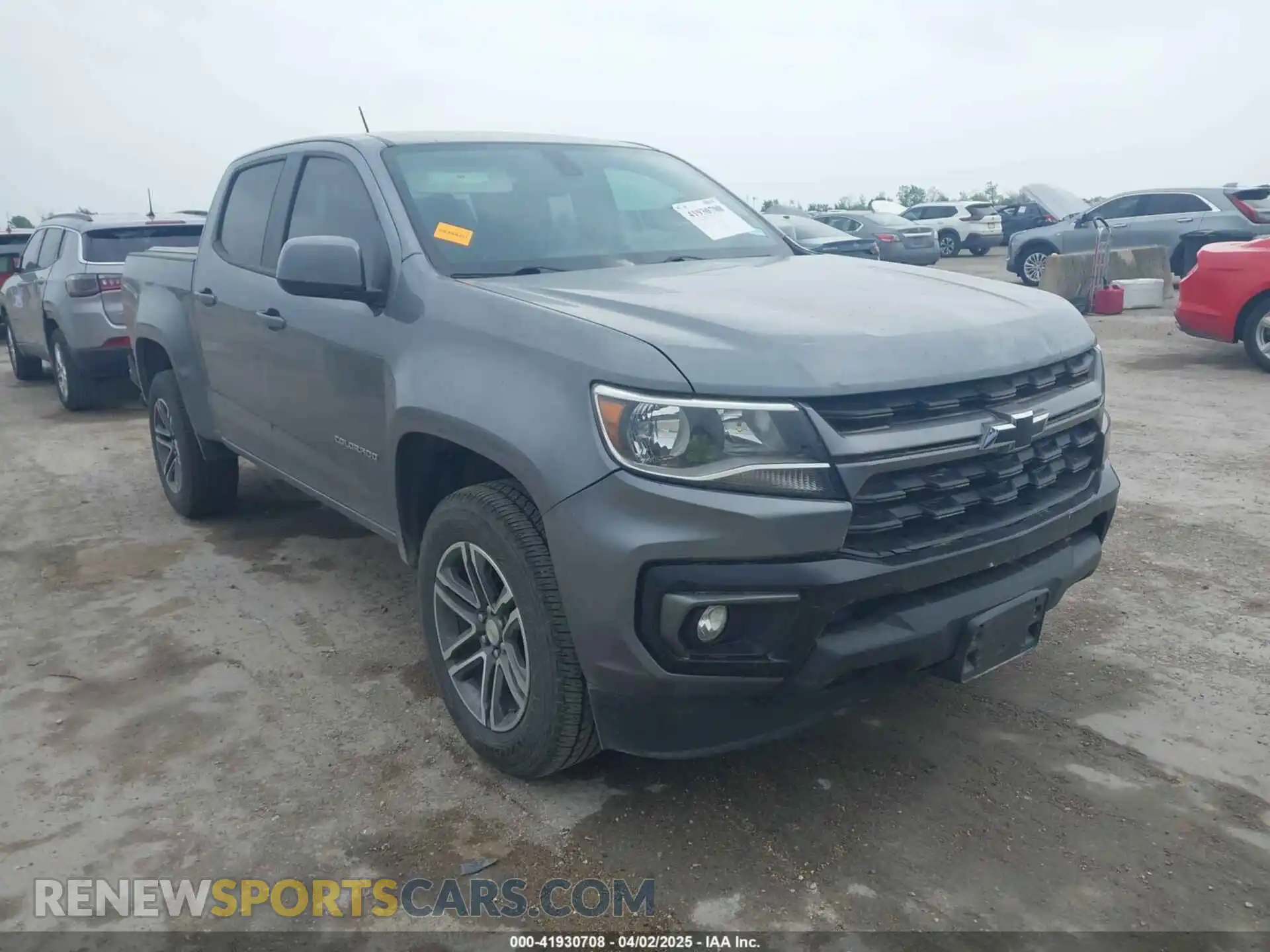 1 Photograph of a damaged car 1GCGSCEN3M1157732 CHEVROLET COLORADO 2021
