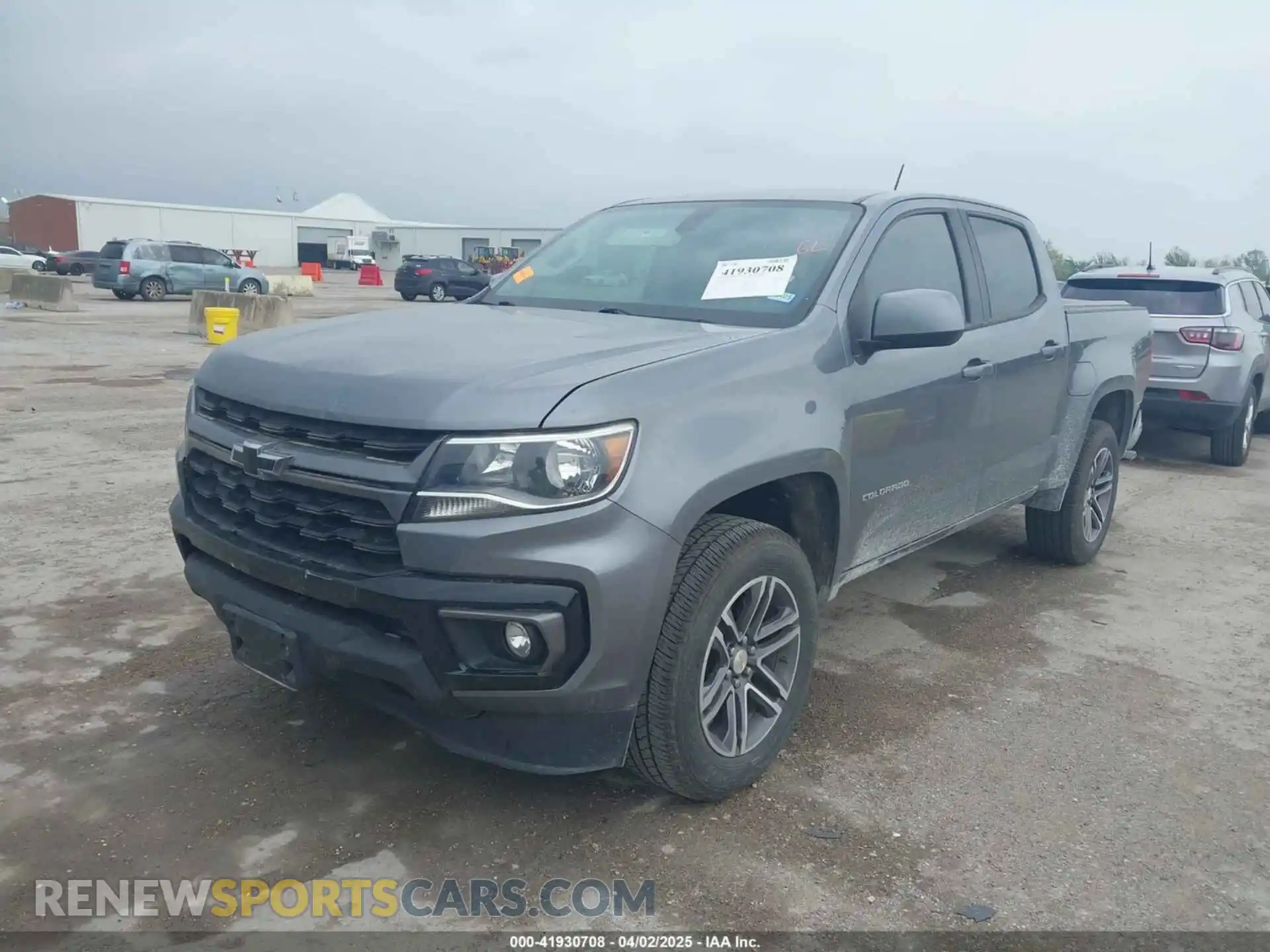 2 Photograph of a damaged car 1GCGSCEN3M1157732 CHEVROLET COLORADO 2021