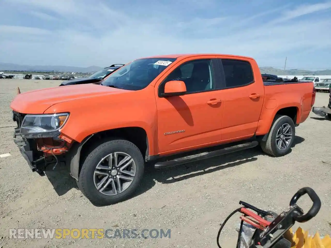1 Photograph of a damaged car 1GCGSCEN4M1144925 CHEVROLET COLORADO 2021
