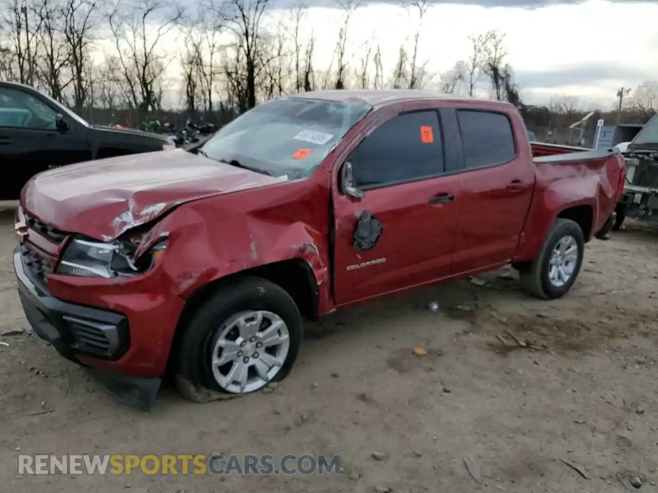 1 Фотография поврежденного автомобиля 1GCGSCEN4M1210292 CHEVROLET COLORADO 2021