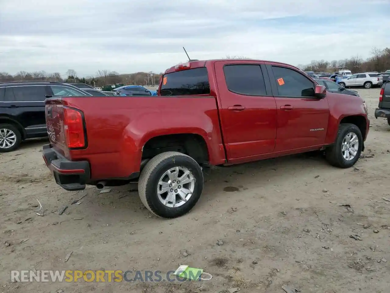 3 Фотография поврежденного автомобиля 1GCGSCEN4M1210292 CHEVROLET COLORADO 2021