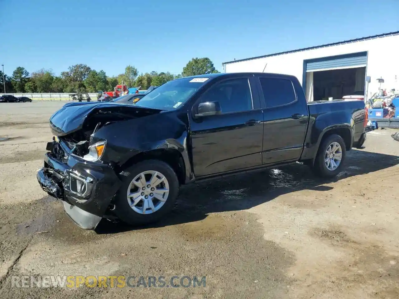 1 Photograph of a damaged car 1GCGSCEN4M1211541 CHEVROLET COLORADO 2021