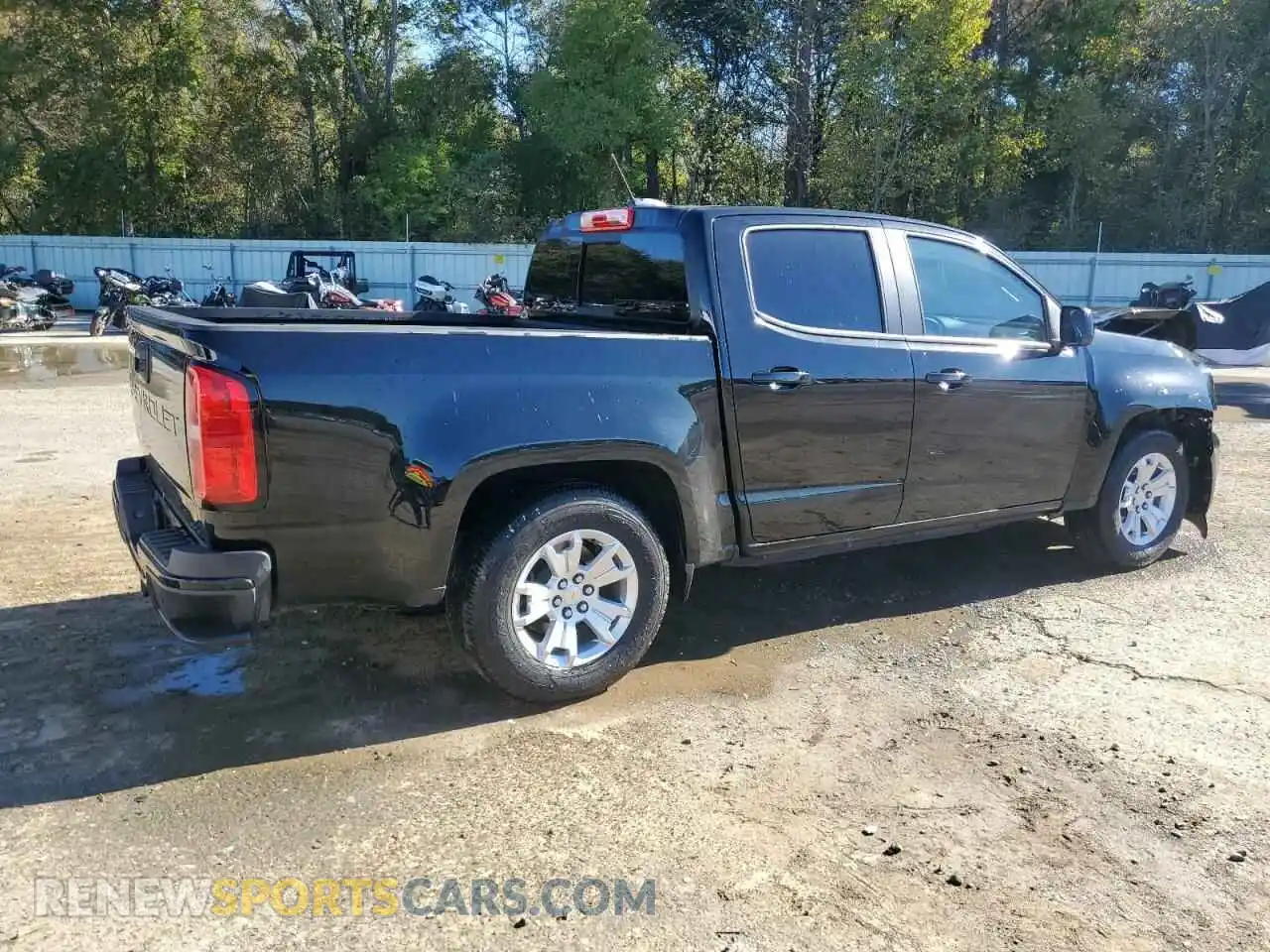 3 Photograph of a damaged car 1GCGSCEN4M1211541 CHEVROLET COLORADO 2021