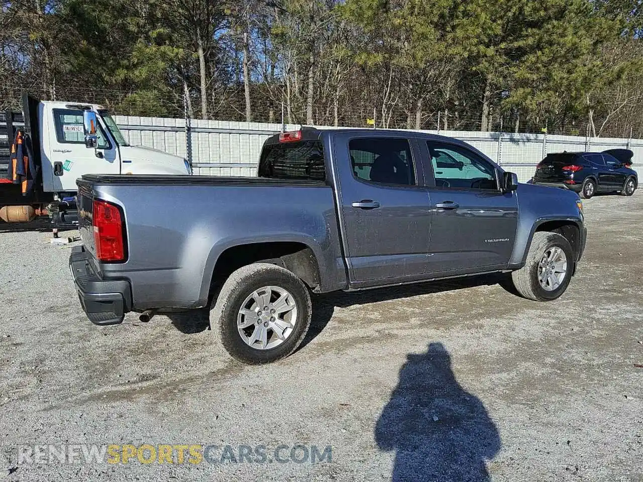 3 Фотография поврежденного автомобиля 1GCGSCEN6M1130458 CHEVROLET COLORADO 2021