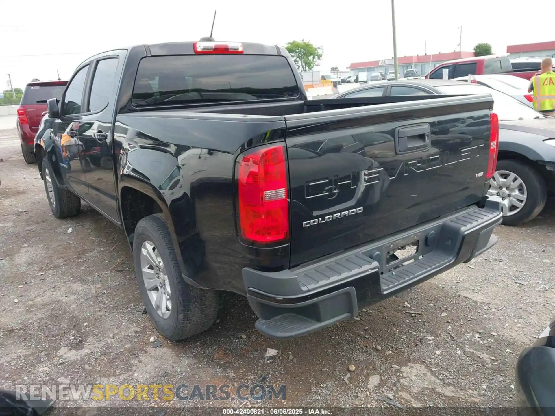 3 Photograph of a damaged car 1GCGSCEN6M1130749 CHEVROLET COLORADO 2021