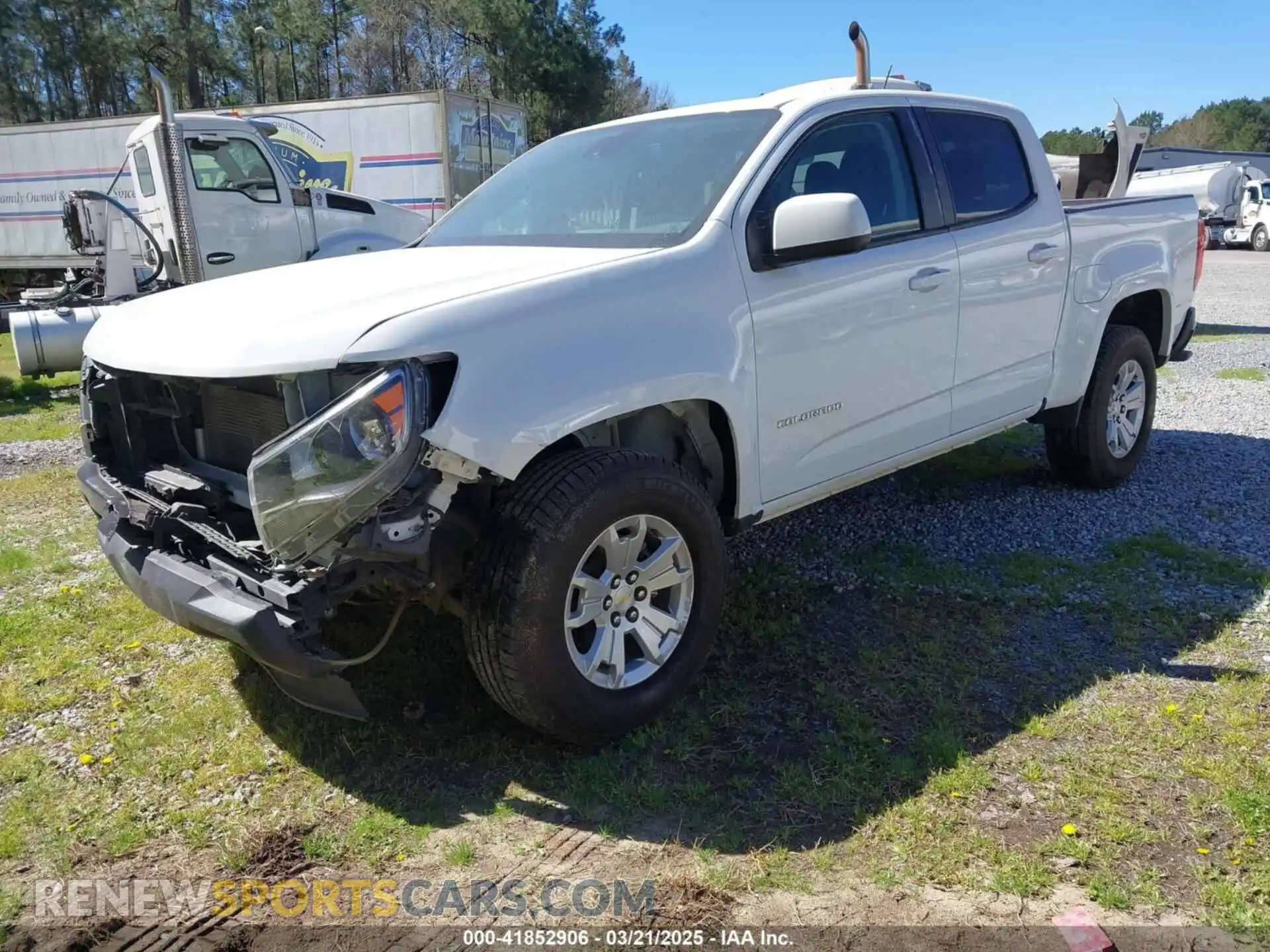2 Photograph of a damaged car 1GCGSCEN6M1163816 CHEVROLET COLORADO 2021