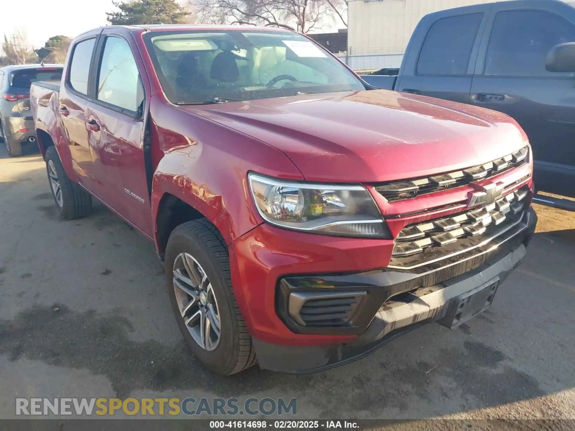 1 fotografías del automóvil dañado 1GCGSCEN8M1153319 CHEVROLET COLORADO 2021