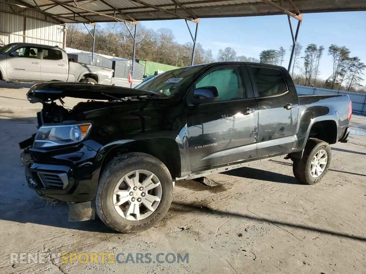 1 Фотография поврежденного автомобиля 1GCGSCEN8M1267157 CHEVROLET COLORADO 2021