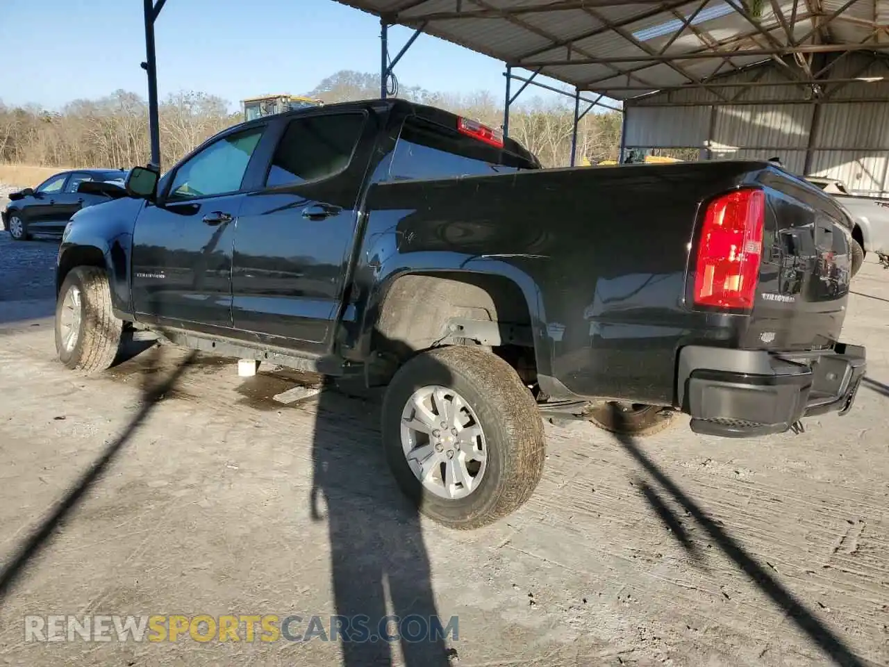 2 Фотография поврежденного автомобиля 1GCGSCEN8M1267157 CHEVROLET COLORADO 2021