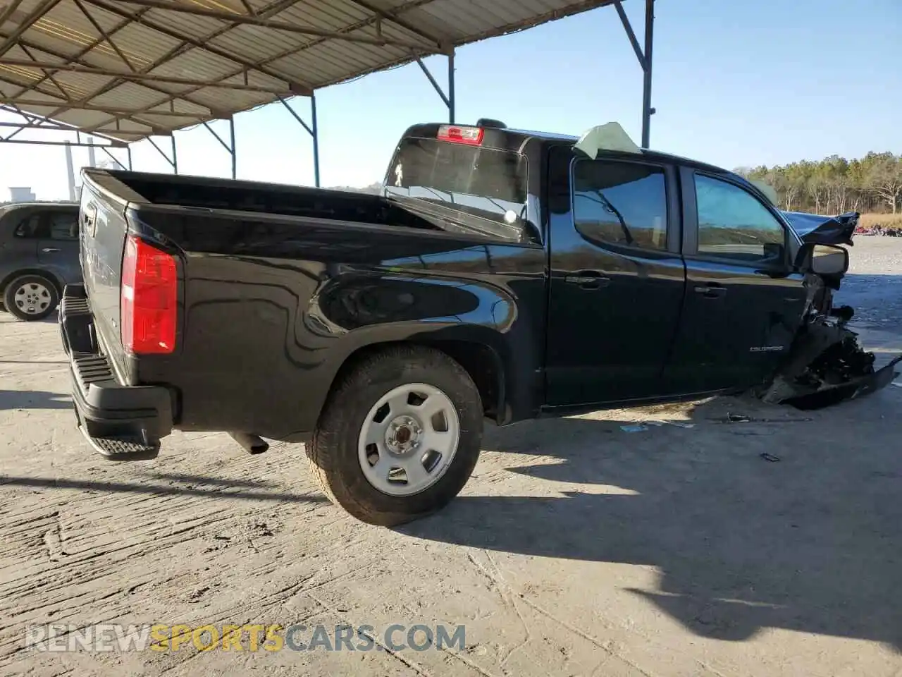 3 Фотография поврежденного автомобиля 1GCGSCEN8M1267157 CHEVROLET COLORADO 2021
