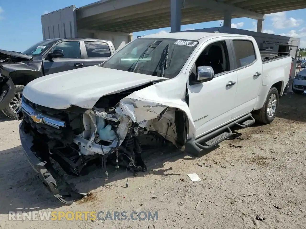 1 Photograph of a damaged car 1GCGSCEN8M1293970 CHEVROLET COLORADO 2021