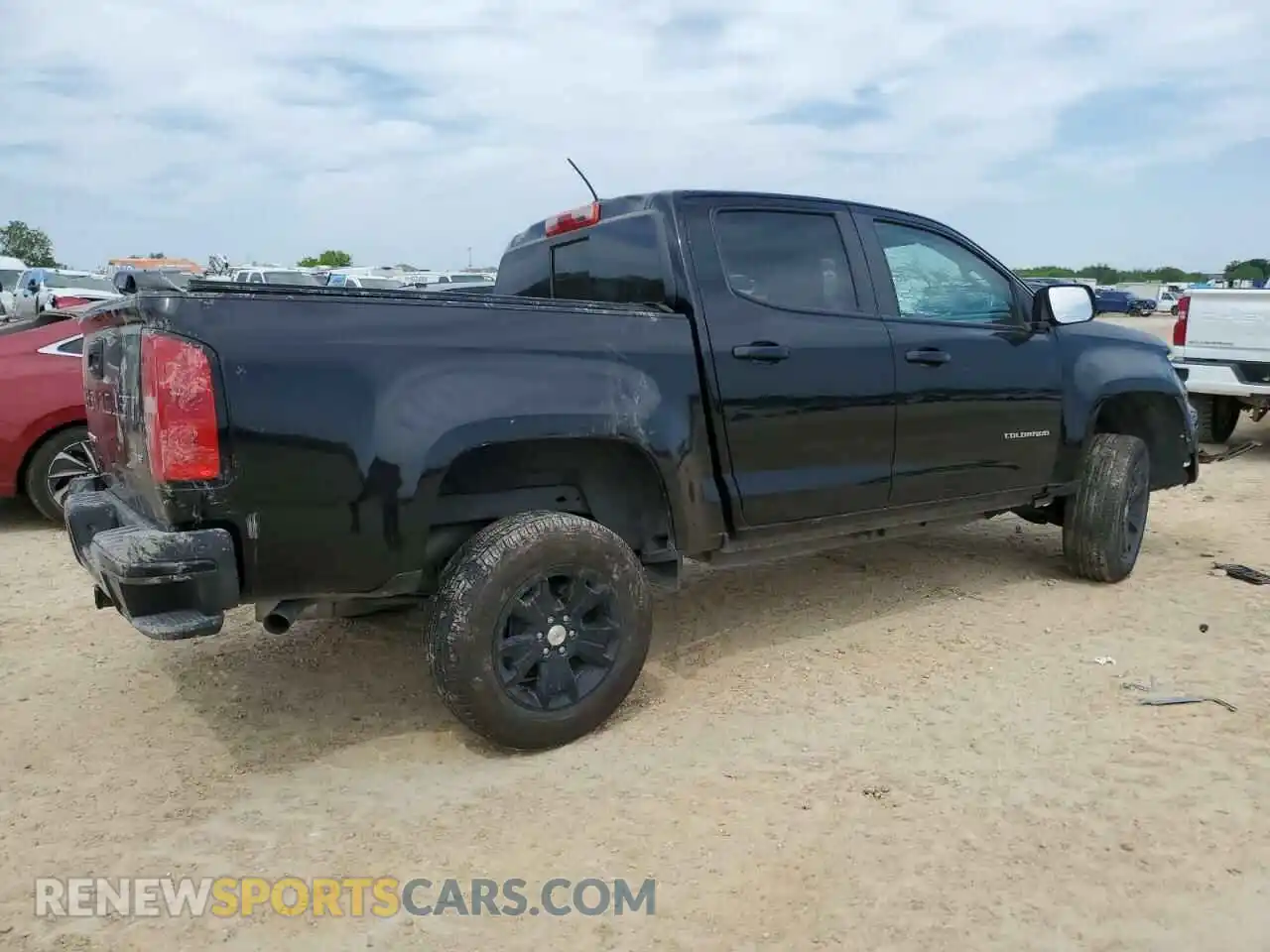 3 Photograph of a damaged car 1GCGSCEN9M1291306 CHEVROLET COLORADO 2021