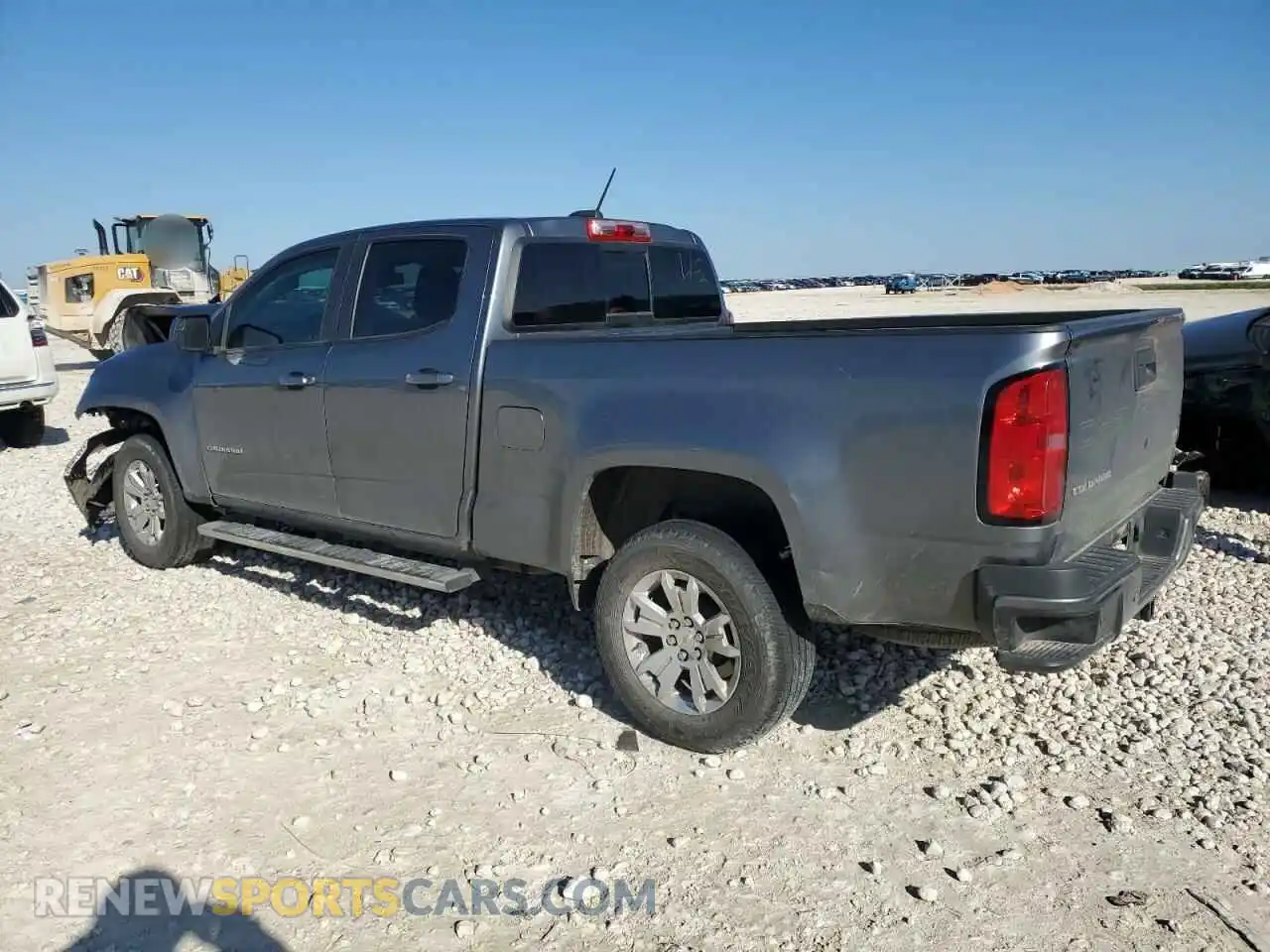 2 Фотография поврежденного автомобиля 1GCGSCENXM1232734 CHEVROLET COLORADO 2021