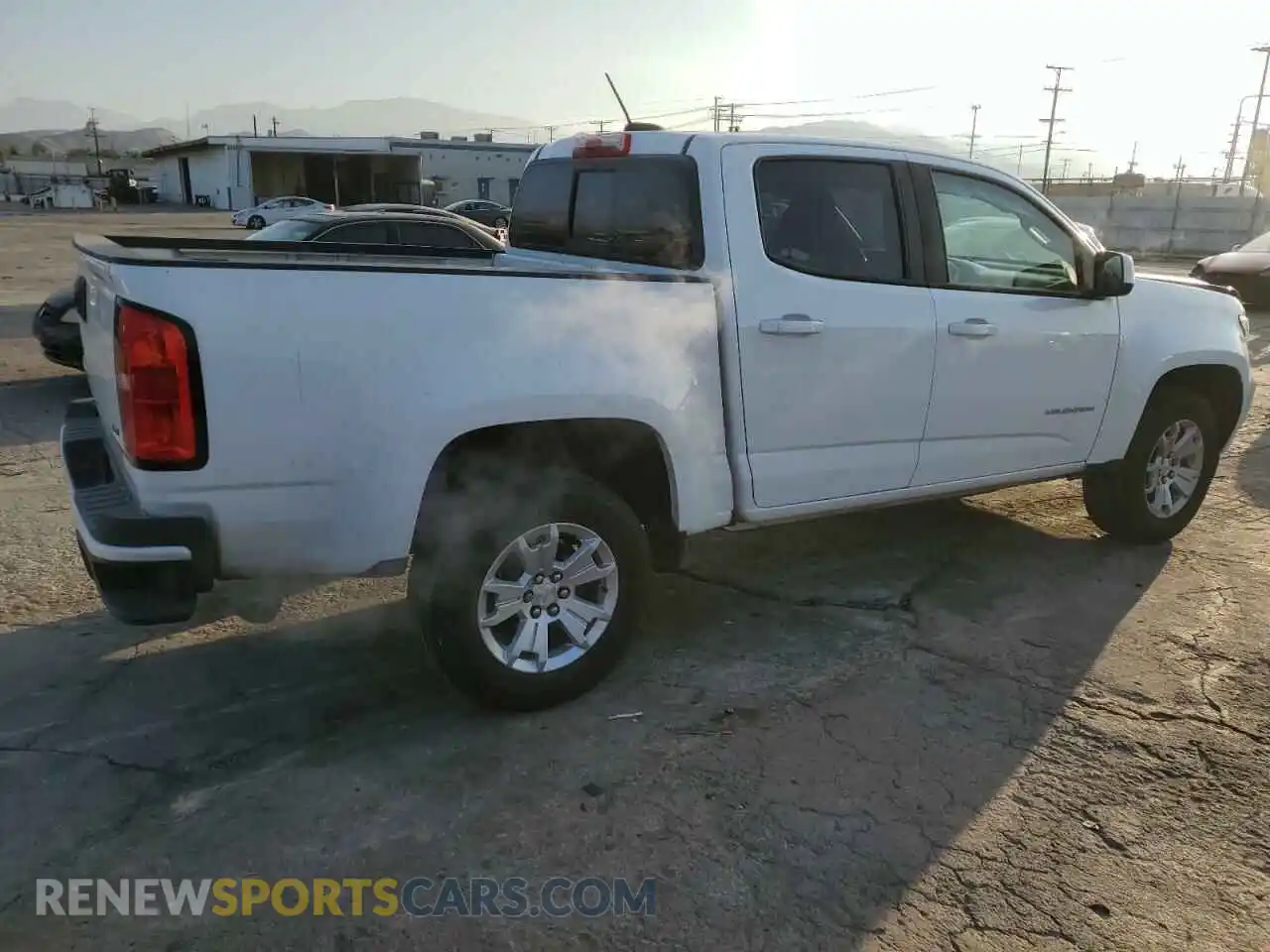 3 Фотография поврежденного автомобиля 1GCGSCENXM1296742 CHEVROLET COLORADO 2021